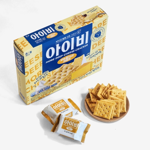 해태 아이비 모어딥치즈 크래커 270g (대용량)