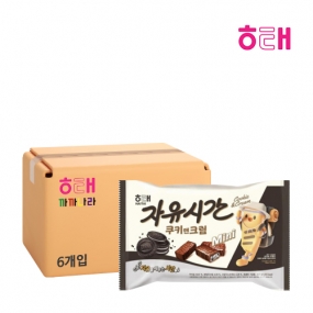 해태 자유시간 미니 쿠키앤크림 400g (대용량) x 6개 (박스판매)