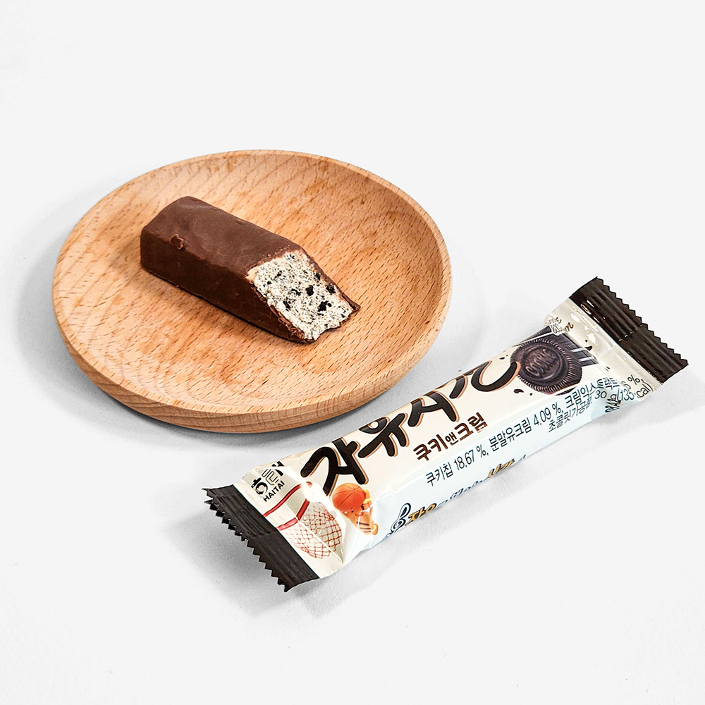 해태 자유시간 쿠키앤크림 30g x 12개 (볼판매)