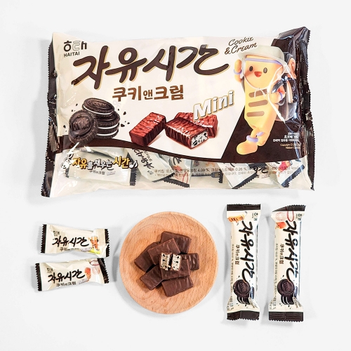 해태 자유시간 쿠키앤크림 30g x 12개 (볼판매)