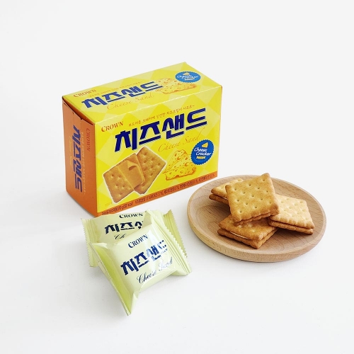 크라운 치즈샌드 45g x 24개 1박스