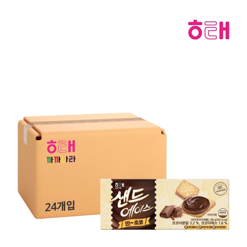 해태 샌드에이스 찐초코 68g x 24개 (박스판매)