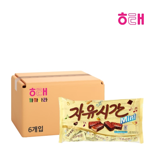 해태 미니 자유시간 480g (대용량) x 6개 (박스판매)