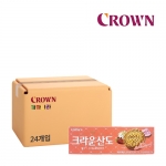 크라운 크라운산도 (소)딸기 61g x 24개 (박스판매)