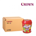 크라운 마이쮸 딸기 용기 110g x 24개 (박스판매)