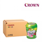 크라운 마이쮸 사과 용기 110g x 24개 (박스판매)