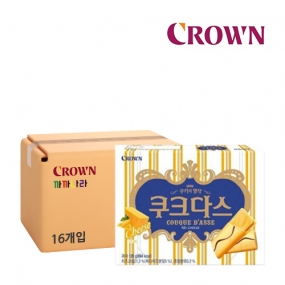 크라운 쿠크다스 치즈 128g(중) x 16개 (박스판매)