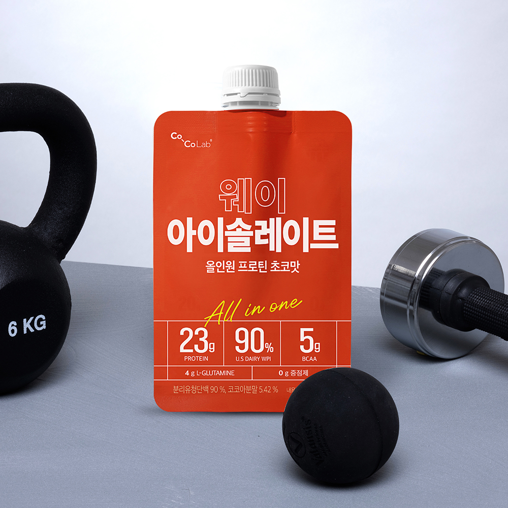 코코랩 웨이아이솔레이트 초코맛 30g x 10개입 올인원 프로틴 WPI 유당제거 단백질보충제