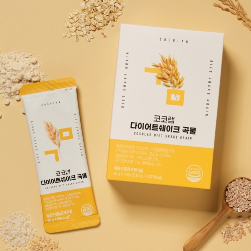 코코랩 다이어트 쉐이크 4주 챌린지 곡물/초코 30g x 7개 x 4박스 + 2입 x 2박스 추가 증정