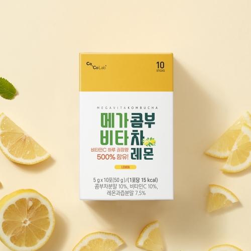 코코랩 메가비타 콤부차 레몬맛/청포도맛 [10개입]