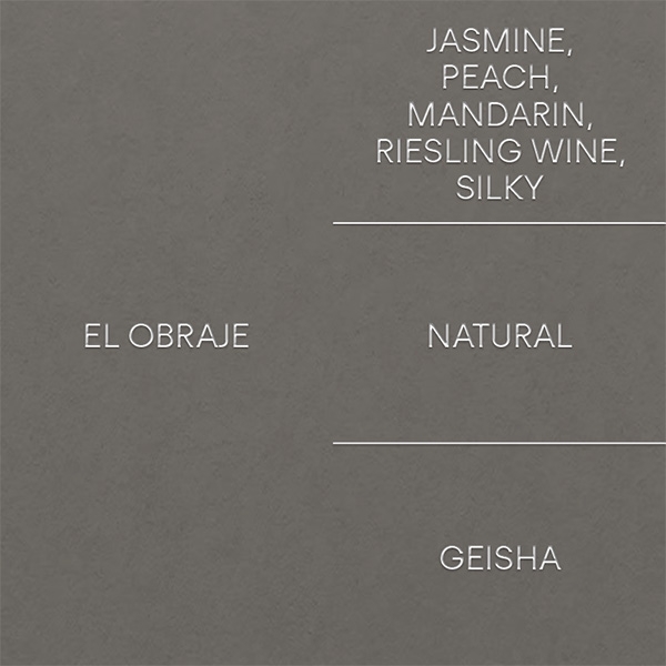 엘 오브라헤: 게이샤 내추럴EL OBRAJE: GEISHA NATURAL