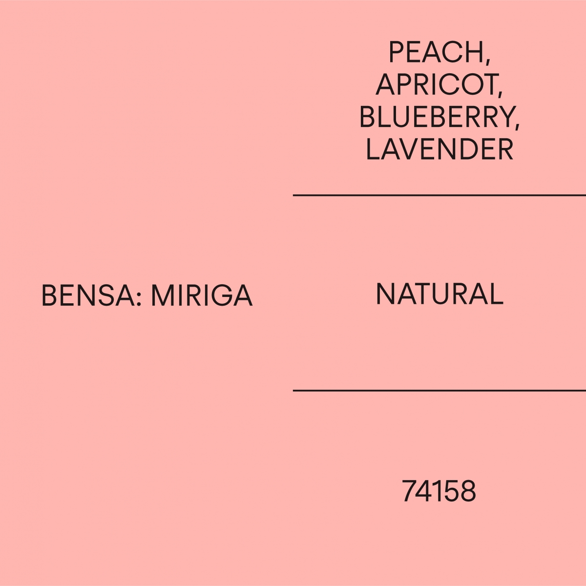 벤사: 미리가 내추럴BENSA: MIRIGA NATURAL