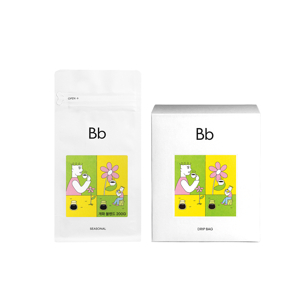 개화 블렌드 원두 X 드립백 세트