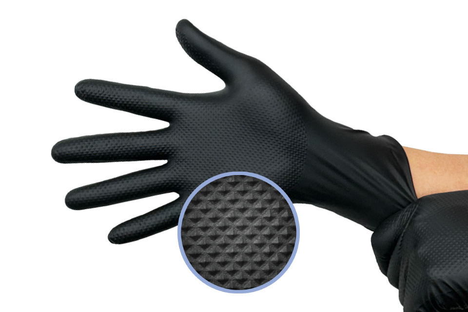[소싱변경] Diatex-Black Nitrile Gloves