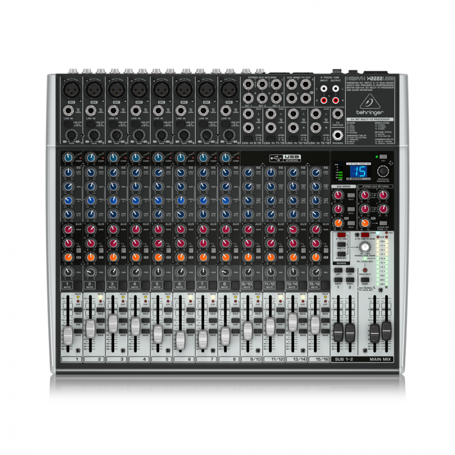 베링거 XENYX X2222USB 아날로그 믹서 - 아빅스몰