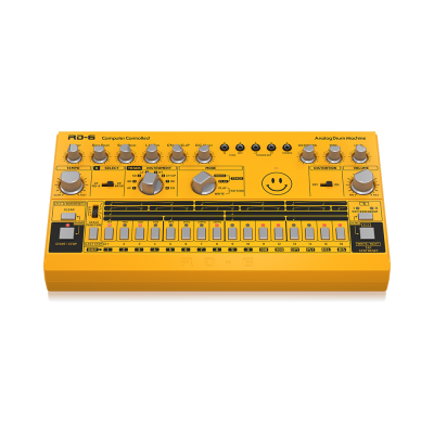 베링거 RD-6-AM 클래식 아날로그 드럼 머신 (옐로)