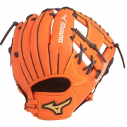 미즈노 유소년와일드키즈 14700 [오렌지] 내야 글러브 아이웹