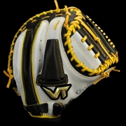 스톰 2025년형 볼트 골드라벨 포수미트 일반형-화이트/블랙/옐로우