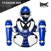 BMC 티타늄 시리즈 유소년 포수장비 세트 BPY-03(WHITE/BLUE)