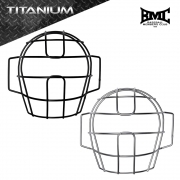 BMC 티타늄 포수 마스크 프레임 2color