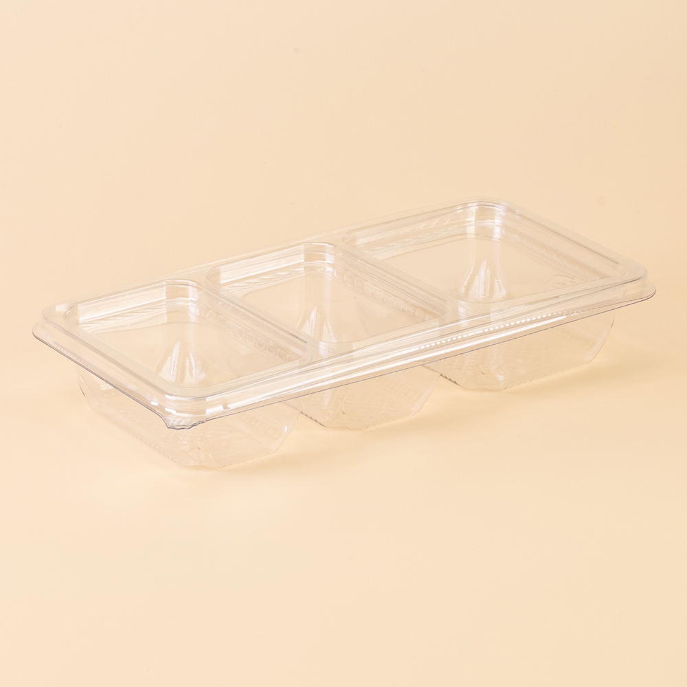 PT반찬3칸용기(DS-401) 투명