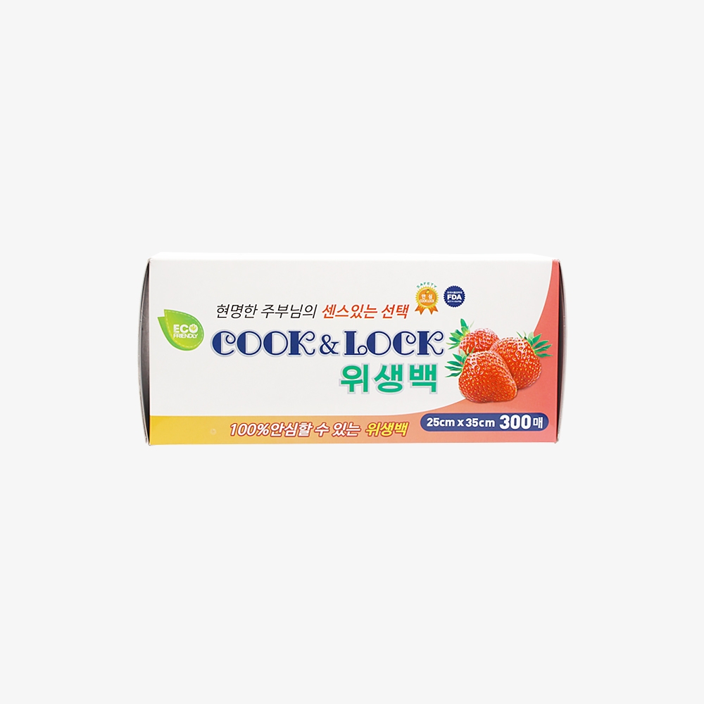 쿡앤락 위생백(25X35)300매
