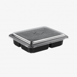 미니도시락6칸(검정)(DS-286)