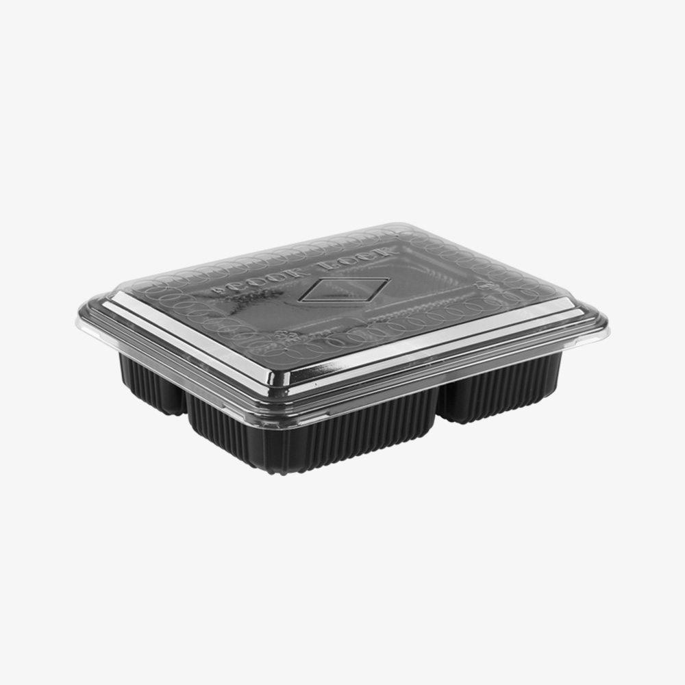 미니도시락5칸(검정)(DS-285)