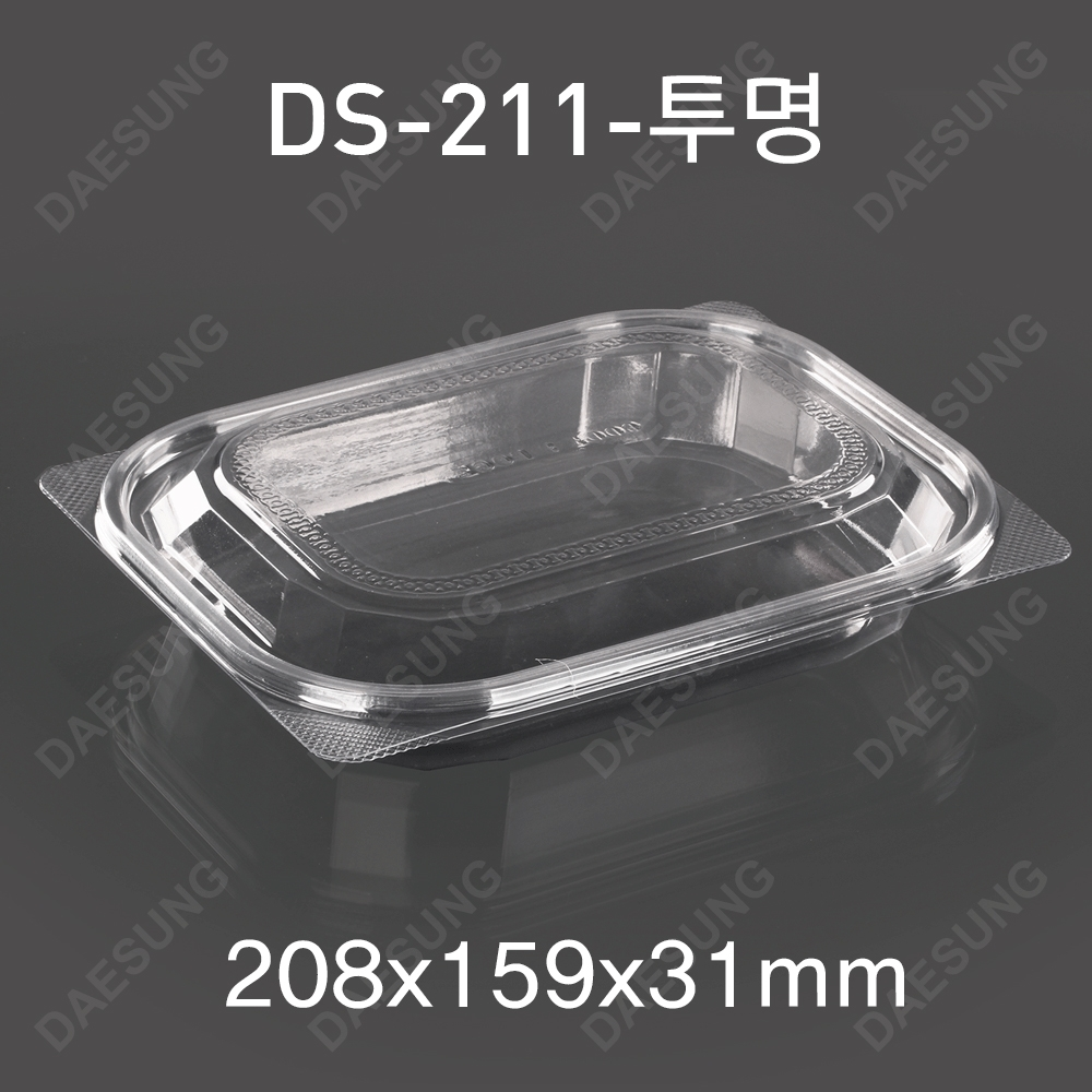 소량_DS-211반찬/샐러드용기(투명)100EA