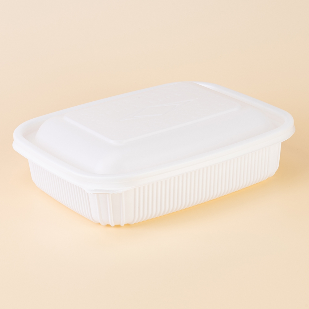 성형사각찜용기(소)(DS-282)백색[돔형]