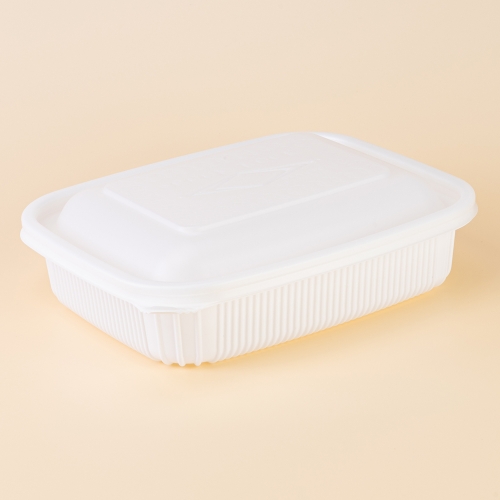 성형사각찜용기(소)(DS-282)백색[돔형]