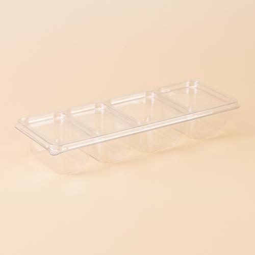 PT반찬4칸용기(DS-402) 투명