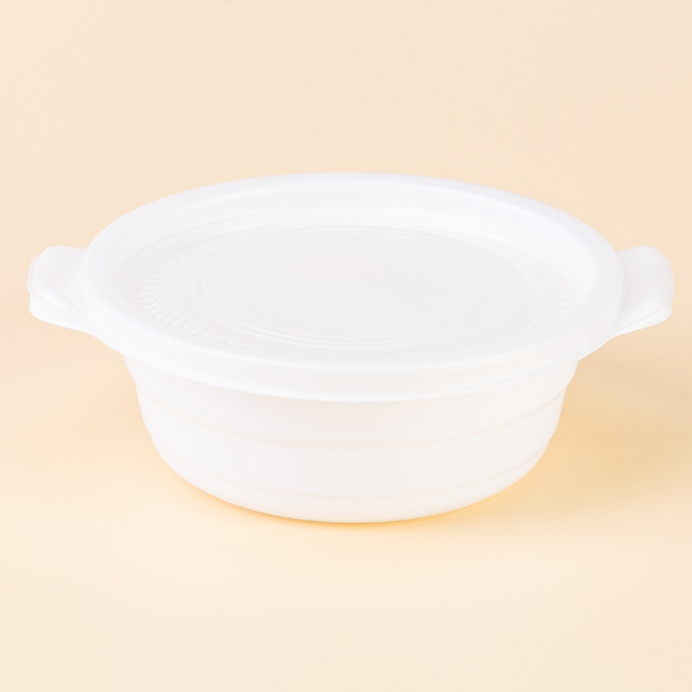 뚝배기 밥용기/국물(소/백색) DS-384