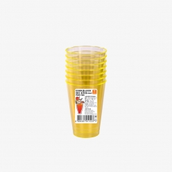 [소량]파티음료컵/300ML 연노랑 70개