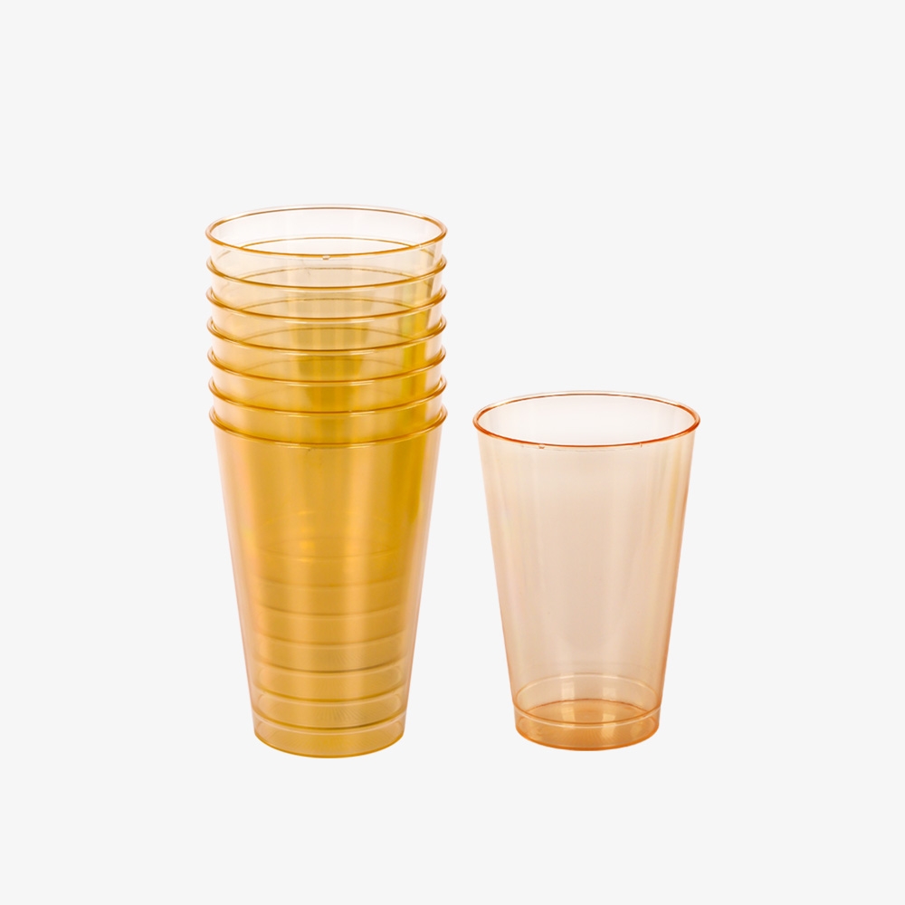 [소량]파티맥주컵/400ML 연주황 70개