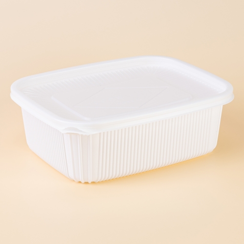 성형사각찜용기(대)(DS-280)백색[일자]