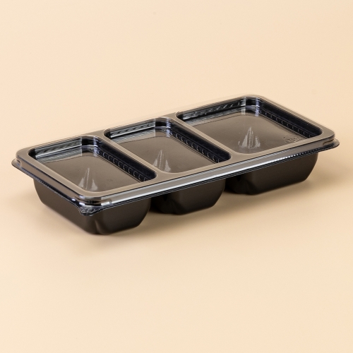 PT반찬3칸용기(DS-401) 검정