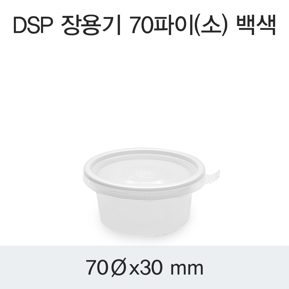 DSP 장용기 70파이(소) 백색