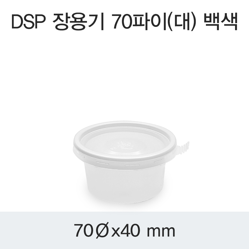 DSP 장용기 70파이(대) 백색