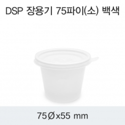 DSP 장용기 75파이(소) 백색