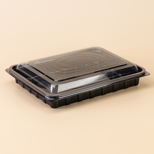 DS-233반찬/샐러드용기(검정)