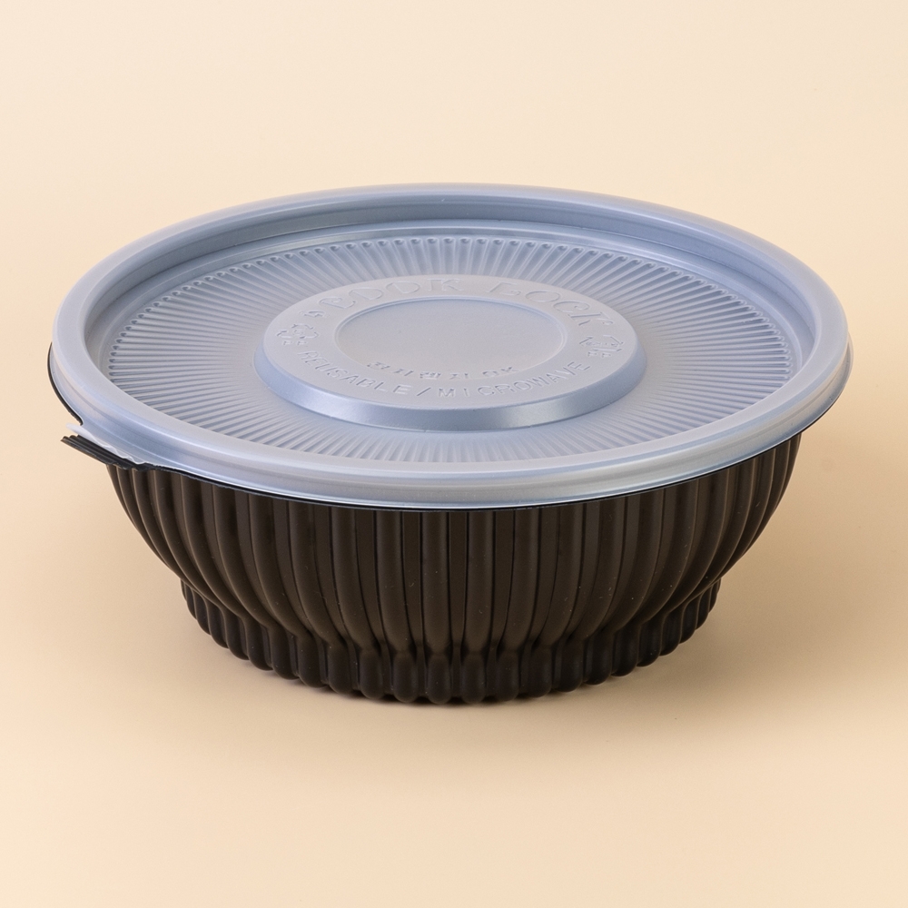 면용기 196파이(소/검정) DS-356