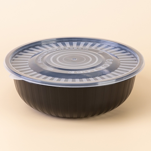 고강도 중식/냉면용기(대)(DS-307) 검정