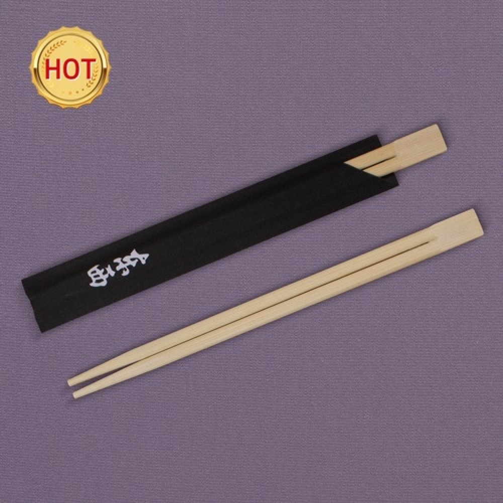 [KO] 대나무젓가락 21cm -검정 반포장