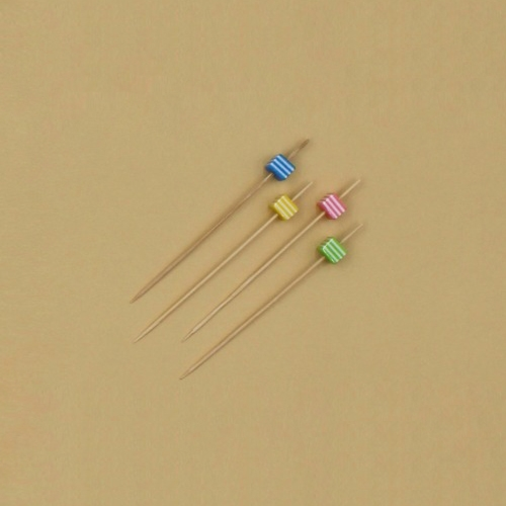 [KO] 대나무 큐빅 꼬지 9cm