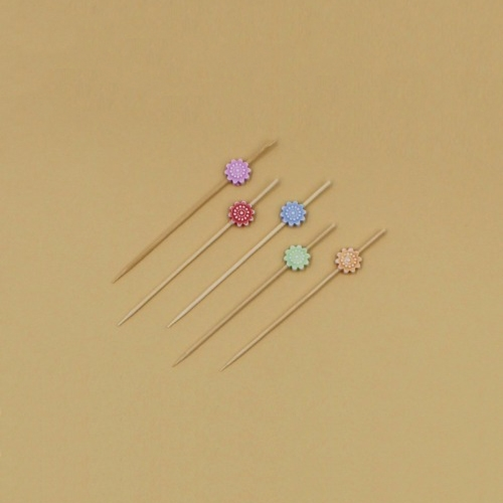 [KO] 대나무 꽃장식 꼬지 2.0x90