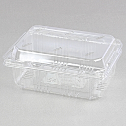 과일 포장용기 (타공) 750g 투명 일회용 플라스틱 토마토 대추 용기 400개입 (DI-700B)