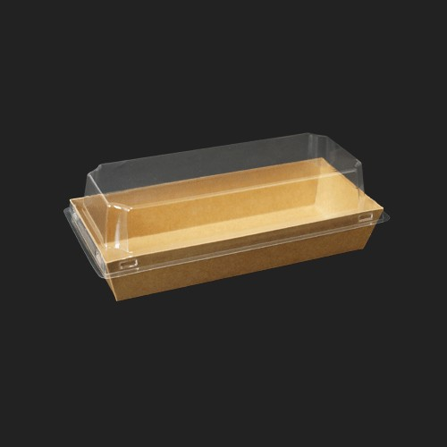 hc 크라프트 샌드위치 종이 펄프 샐러드 과일 디저트용기 HC004 500개 SET