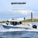 QUICKSILVER 705 파일럿하우스 피싱보트 / 퀵실버 7인승 하우스보트 / 바다낚시보트 / 옵션별도