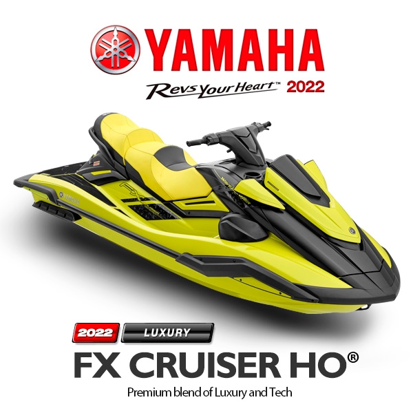 2022 야마하 FX CRUISER HO 제트스키 / YAMAHA JETSKI 수상오토바이 / YELLOW - 오디오 적용